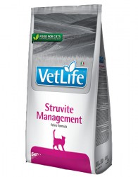 Farmina Vet Life (фармина Вет Лайф) Struvite Management Сухой лечебный корм для кошек для снижения рецидивов мочекаменной болезни МКБ 5 кг