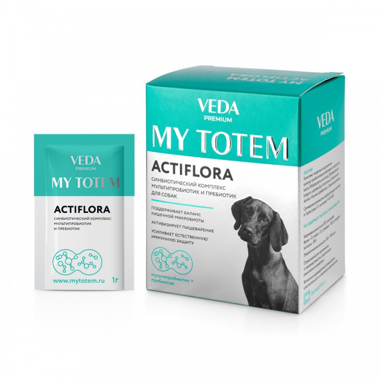 My totem actiflora синтибиотический препарат для собак 10 шт (замена Форти Флоры) 
