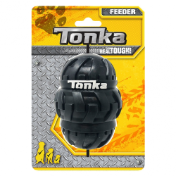Tonka Игрушка для собак Дозатор для лакомств тройной черный 10,2 см