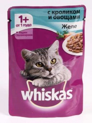 Whiskas (Вискас) - Желе с Кроликом и Овощами