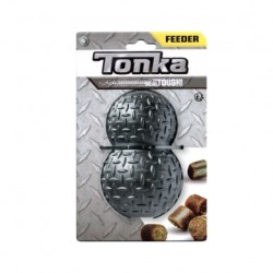 Tonka Игрушка для собак Дозатор для лакомств рифленый черный 12,7 см