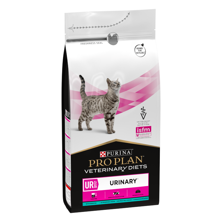 Purina (Пурина) Veterinary Diets UR - Корм для кошек с Океанической рыбой при Лечении и профилактике МКБ 1,5 кг