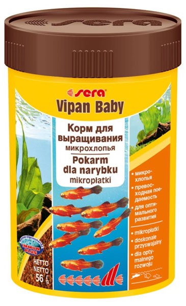 Sera (Сера) Vipan Baby Корм для мальков 50 мл 30 г (гранулы)