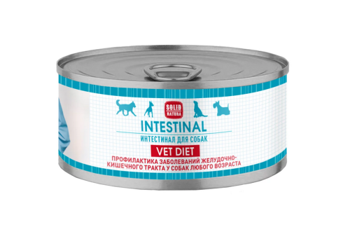 Solid Natura Vet (Солид Натура Вет) Intestinal Консервы лечебные для собак при болезнях ЖКТ 100 г