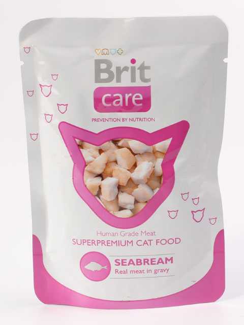Brit (Брит) Care Cat Seabream - Корм для кошек с Морским лещем (Пауч)