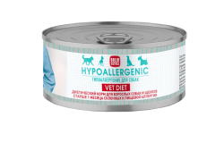 Solid Natura Vet (Солид Натура Вет) Hypoallergenic Консервы лечебные для собак при аллергии 100 г