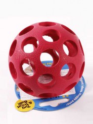 JW - Игрушка "Мяч с круглыми отверстиями", каучук для собак