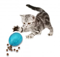 Развивающая игрушка для кошек "Яйцо с едой"