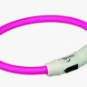 Ошейник светящийся для собак USB (6-ти расцветок) 30 см 