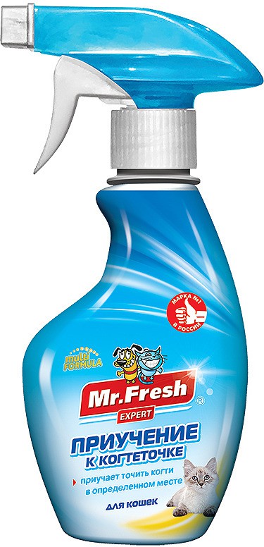 Mr.Fresh (Мистер Фреш) - Cпрей Приучение к когтеточке для кошек 200 мл