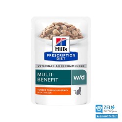 Hills (Хиллс) Prescription Diet W/d - Пауч для кошек при диабете с курицей в соусе 85 г