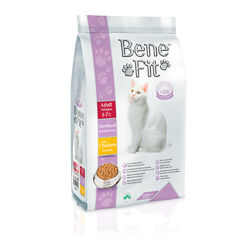 Benefit (Бенефит) Young Adult Sterilised Сухой корм для стерилизованных кошек с 6 месяцев с курицей 1,5 кг