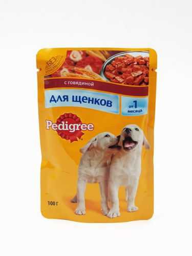 Pedigree (Педигри) Vital protection - Cочные кусочки для щенков с Говядиной (Пауч)