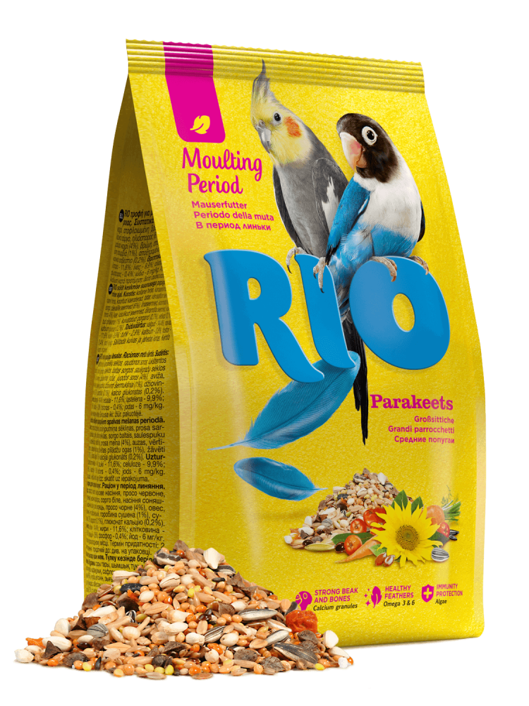 Rio (Рио) Сухой корм для средних попугаев в период линьки 500 г