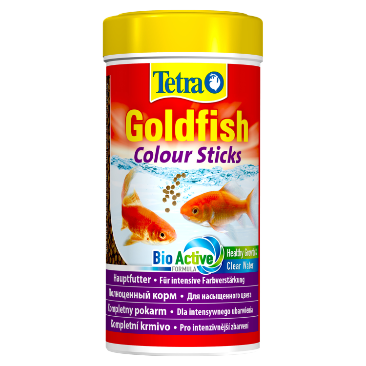 Tetra (Тетра) Goldfish Colour Sticks Корм для всех видов золотых рыб для усиление окраса (палочки) 250 мл