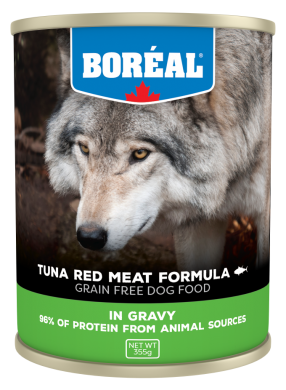 Boreal Красное мясо тунца в соусе для собак, 355 г