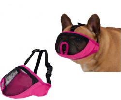 Trixie (Трикси) - Намордник для короткомордых пород собак S-M 31 см розовый
