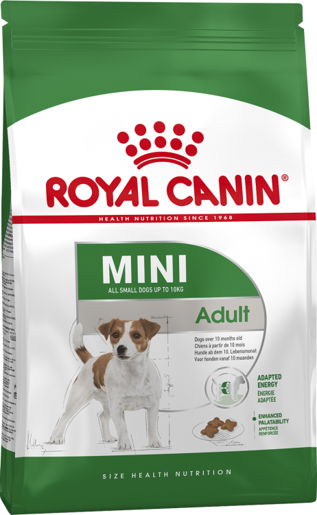 Royal Canin (Роял Канин) Mini Adult Сухой корм для взрослых собак мелких пород с 10 месяцев до 8 лет 2 кг