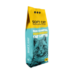 Soft Cat Наполнитель для кошачьего туалета впитывающий без запаха 10 л