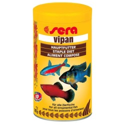 Sera (Сера) Vipan Nature Основной корм для рыб 100 мл 22 г (хлопья)