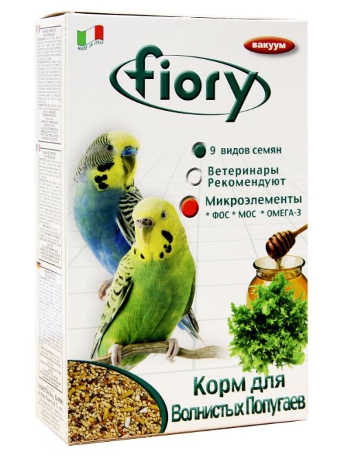 FIORY Pappagallini Корм д/волнистых попугаев 400 г