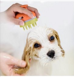 Pet shower sprayer насадка на душ для мытья собак Оранжевая