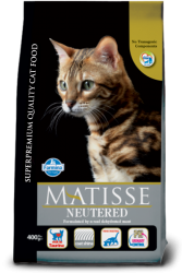 Matisse (Матисс) Сухой корм для стерилизованных кошек и кастрированных котов 400 г