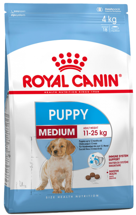 Royal Canin (Роял Канин) Medium Puppy - Корм для щенков собак средних размеров с 2 до 12 месяцев 3кг