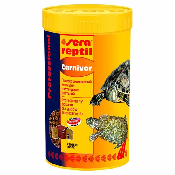 Sera (Сера) Reptil Professional Carnivor Корм для рептилий 100 мл 28 г (гранулы)