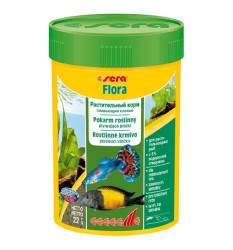Sera (Сера) Flora Растительный корм для рыбок 100 мл 22 г (хлопья)