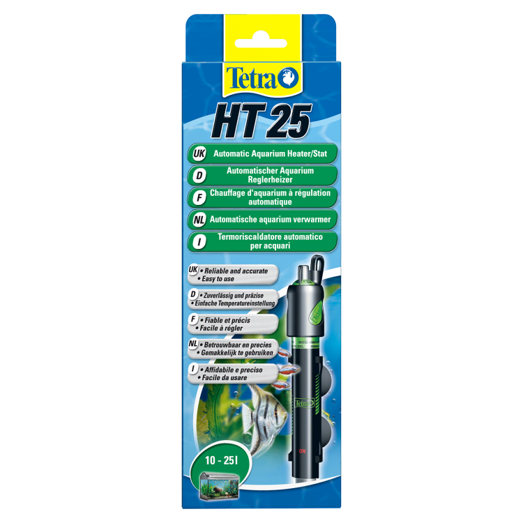 TETRA (Тетра) HT 25 Терморегулятор для аквариумов 10-25 л