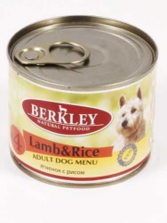 Berkley (Беркли) - Корм для собак №4 c Ягнёнком и Рисом
