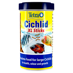 Tetra (Тетра) Cichlid Sticks XL Корм для цихлид и больших аквариумных рыбок (крупные палочки) 160 г 500 мл