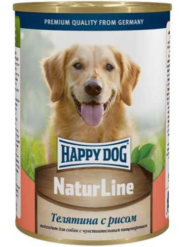 Happy Dog (Хэппи Дог) Nature Line - Корм для собак с Телятиной и Рисом