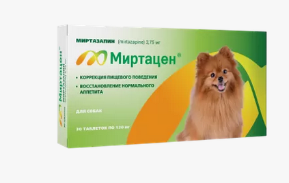Миртацен для собак 3,75 мг 30 табл