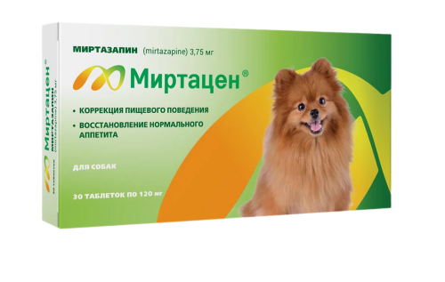 Миртацен для собак 3,75 мг 30 табл