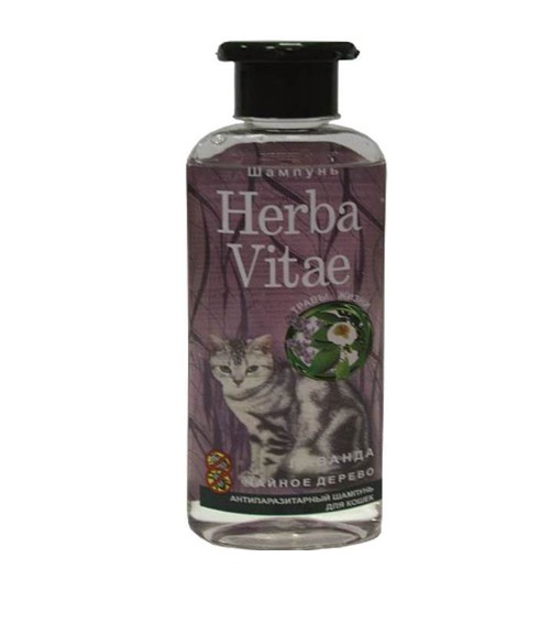 Herba vitae Шампунь для кошек антипаразитарный 250 мл