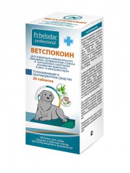 Пчелодар Ветспокоин таблетки успокоительные для собак средних и крупных пород 30 табл