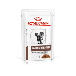 Royal Canin (Роял Канин) Gastro Intestinal Moderate Calorie - Диетический корм для кошек при Проблемах ЖКТ, Пищеварения (Пауч) 85 гр 12 шт