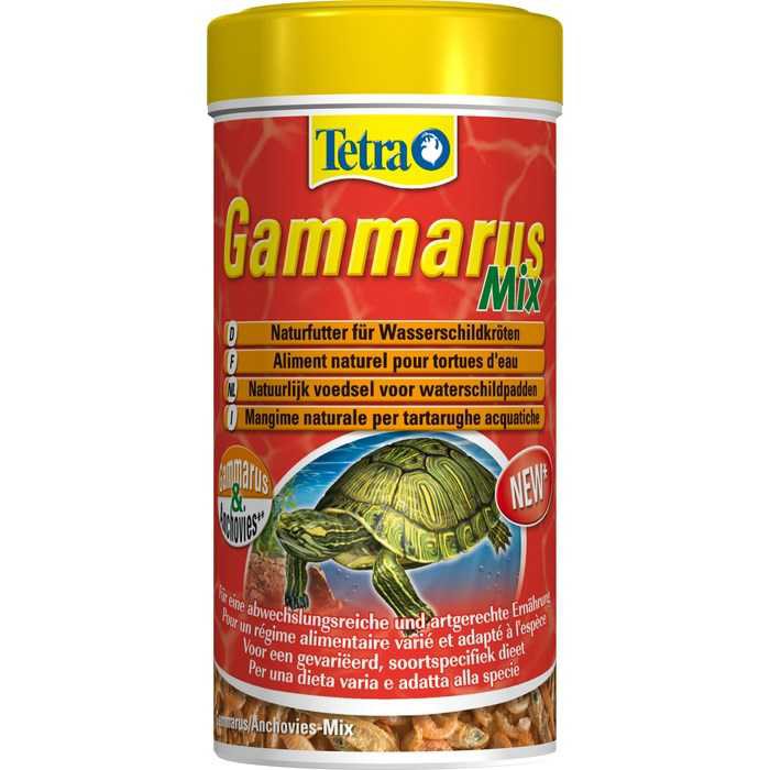 Tetra (Тетра) Gammarus Mix - Корм для водных черепах Гаммарус с анчоусами 25 г/250 мл