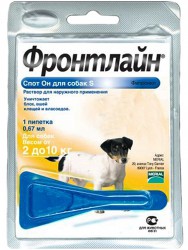 Фронтлайн Спот-Он - Капли для собак (1 пипетка) 2-10 кг