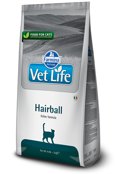 Farmina Vet Life (Фармина Вет Лайф) Hairball Сухой лечебный корм для кошек для вывода шерсти из желудка 400 г