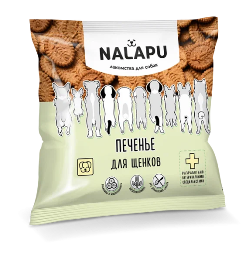 Nalapu (Налапу) Печенье для щенков 115 г