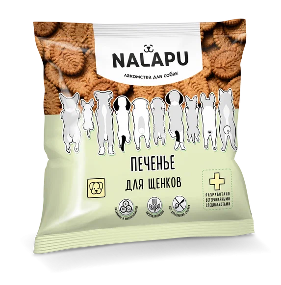 Nalapu (Налапу) Лакомство для щенков Печенье 115 г