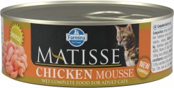Matisse (Матисс) Консервы для кошек мусс с курицей 85 г