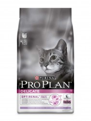 Pro Plan (ПроПлан) Delicate - Корм для кошек с чувствительной Кожей и Пищеварением с Индейкой 1,5 кг