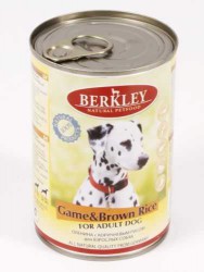 Berkley (Беркли) - Корм для собак с Дичью и Коричневым Рисом