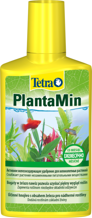Tetra (Тетра) PlantaMin Жидкое удобрение с Fe и микроэлементами 500 мл на 20 л
