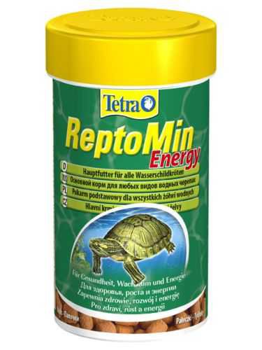 Tetra (Тетра) ReptoMin Energy - Корм для водных черепах (Палочки) 85 г/250 мл