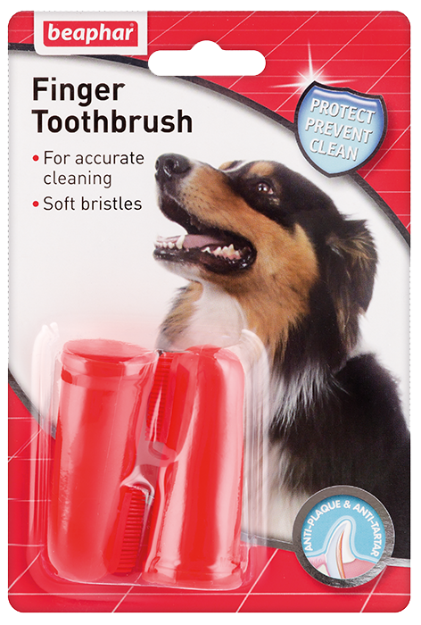 Beaphar (Беафар) Toothbrush Зубная щетка двойная на палец